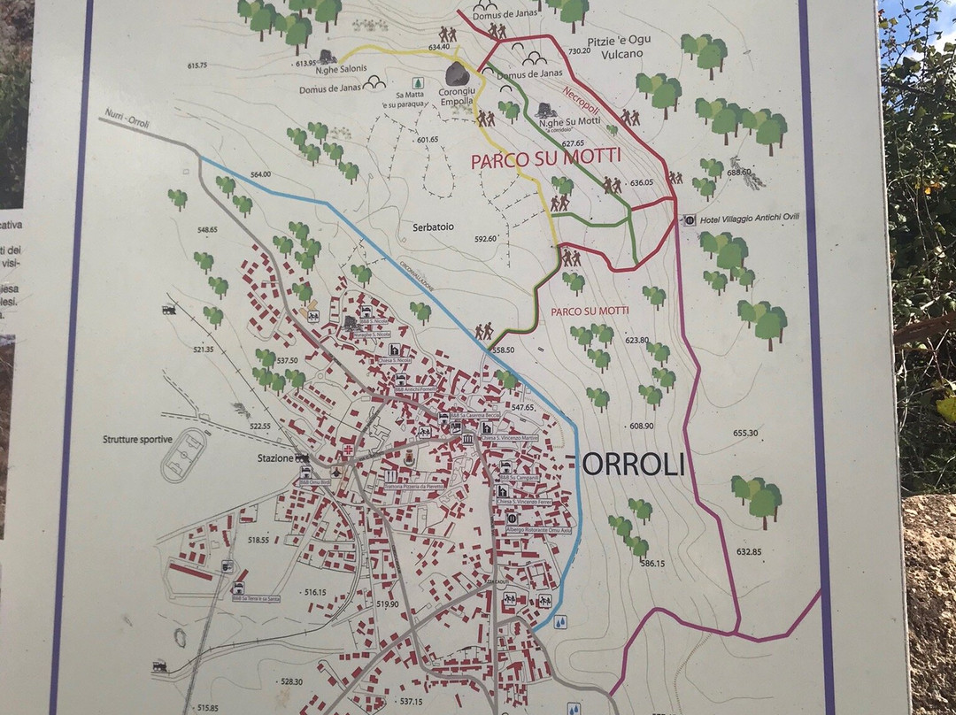 Parco Archeologico E Botanico Su Motti-Orroli必去景点