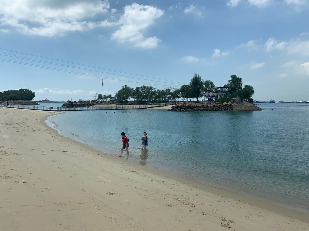 Floating Bridge at Siloso Beach-圣淘沙岛必去景点