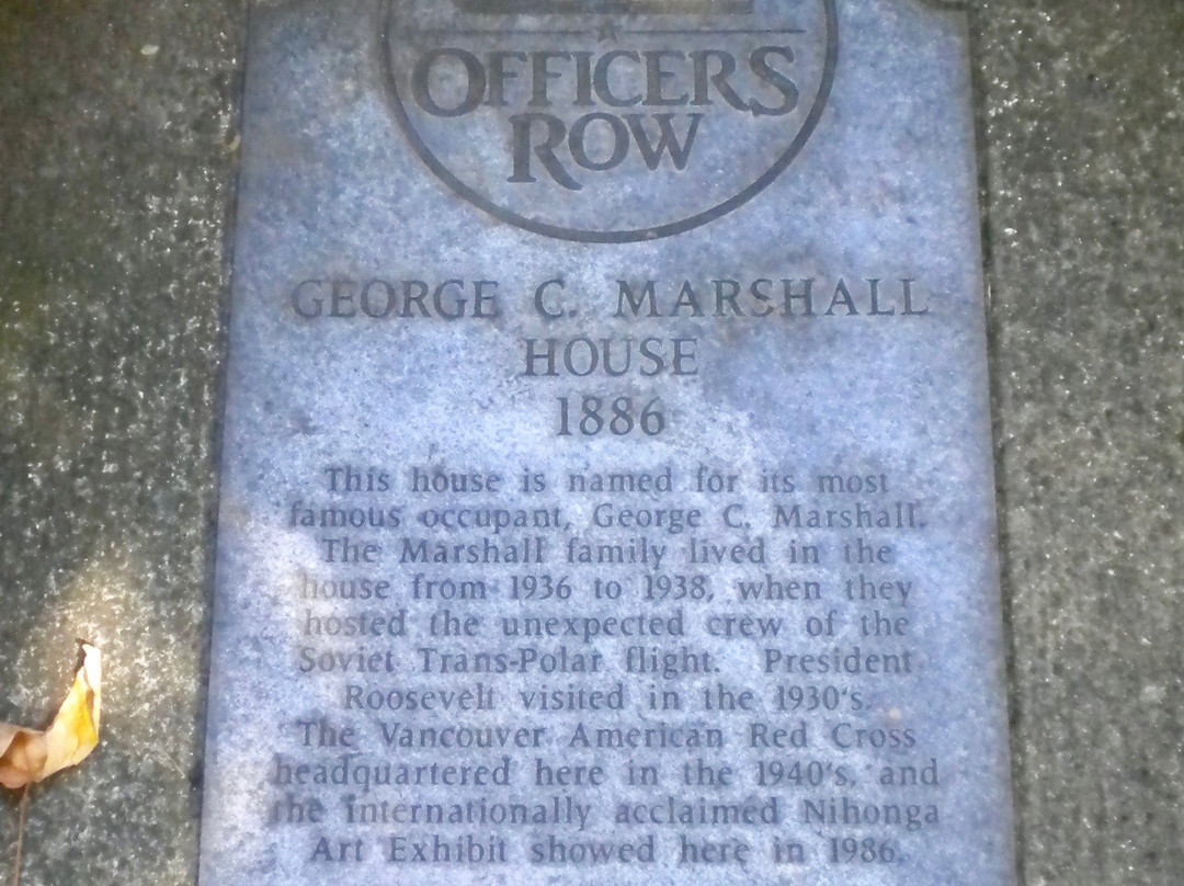 George C. Marshall House景点图片