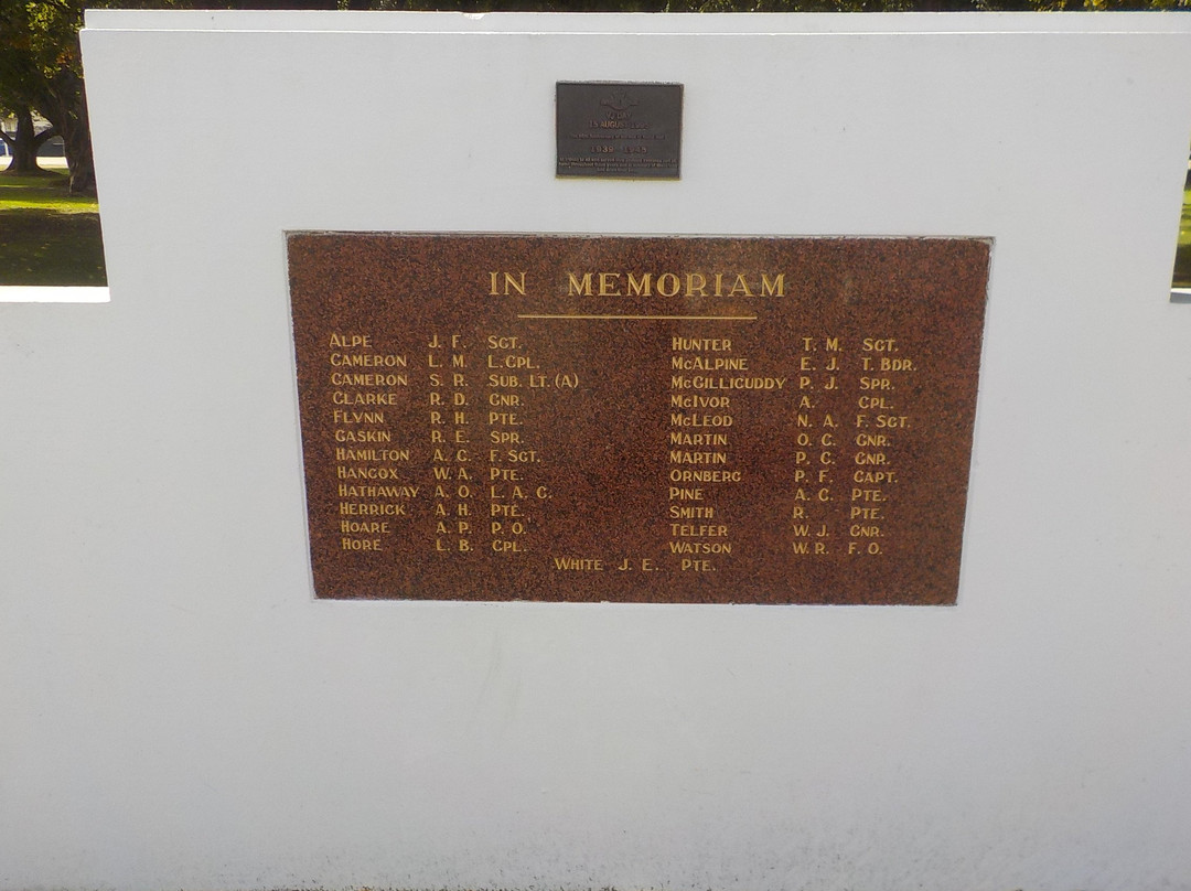 Martinborough First World War Memorial景点图片
