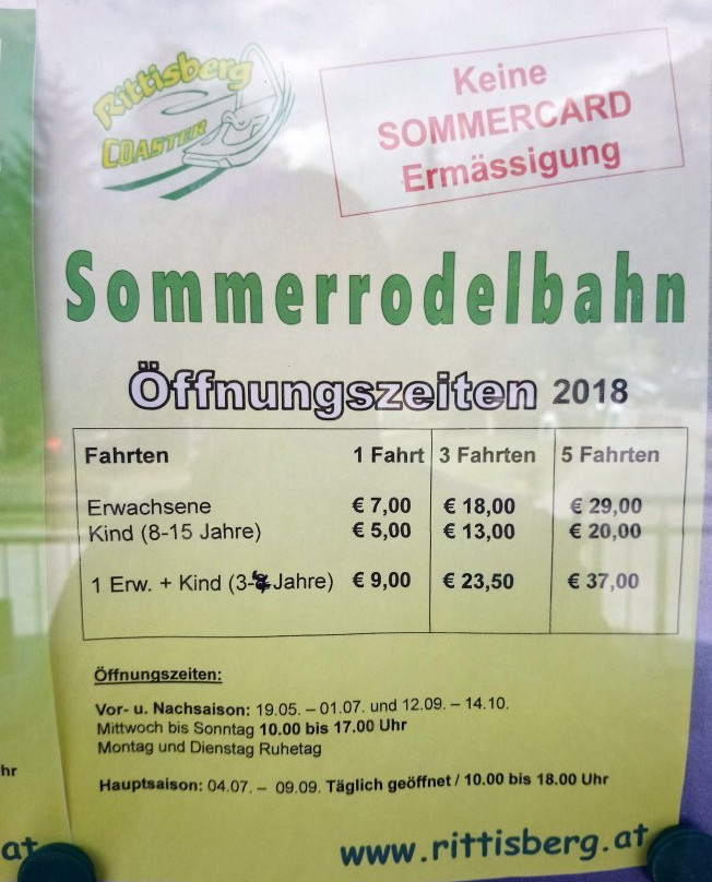Sommerrodelbahn Rittisberg Coaster-阮绍必去景点