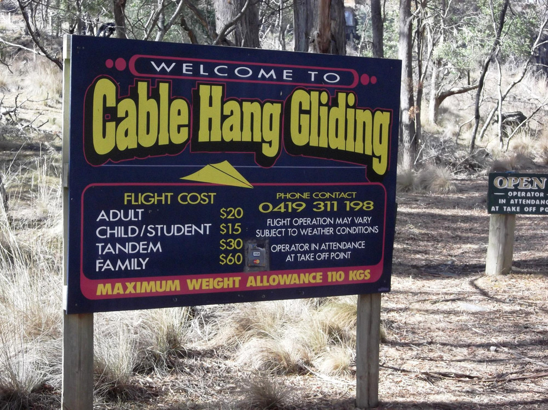 Cable Hang Gliding Launceston景点图片