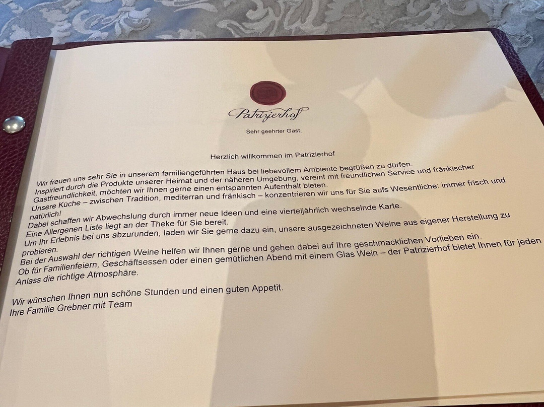 Der Patrizierhof Weingut & Gasthof主图