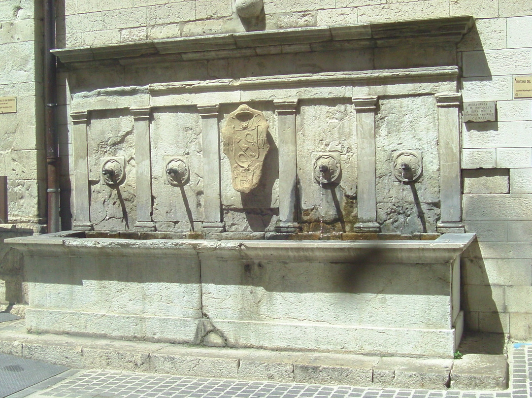 Fontana del Cardinal del Monte-Gualdo Tadino必去景点