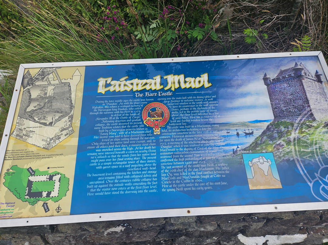 Caisteal Maol-Kyleakin必去景点