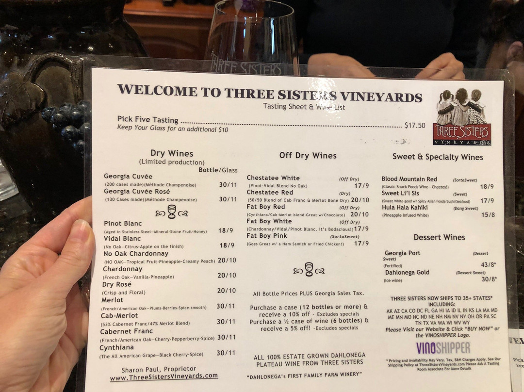 Three Sisters Vineyards & Winery-达洛尼加必去景点