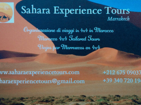 Sahara Experience Tours-马拉喀什必去景点