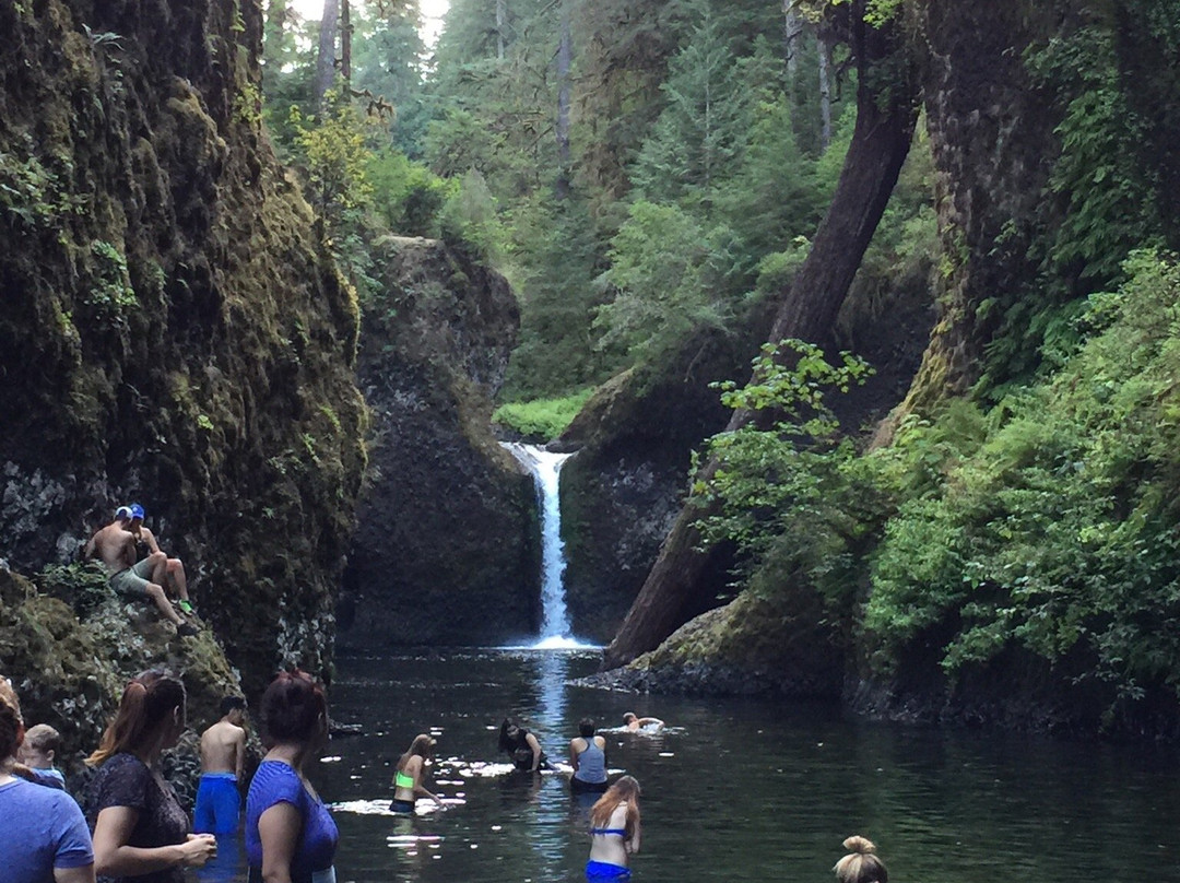 Lower Punchbowl Falls-Cascade Locks必去景点