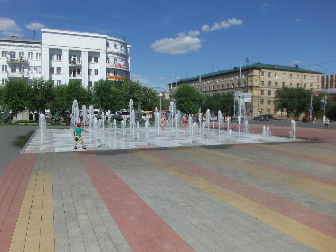 Fountain at Soviet Square-伏尔加格勒必去景点