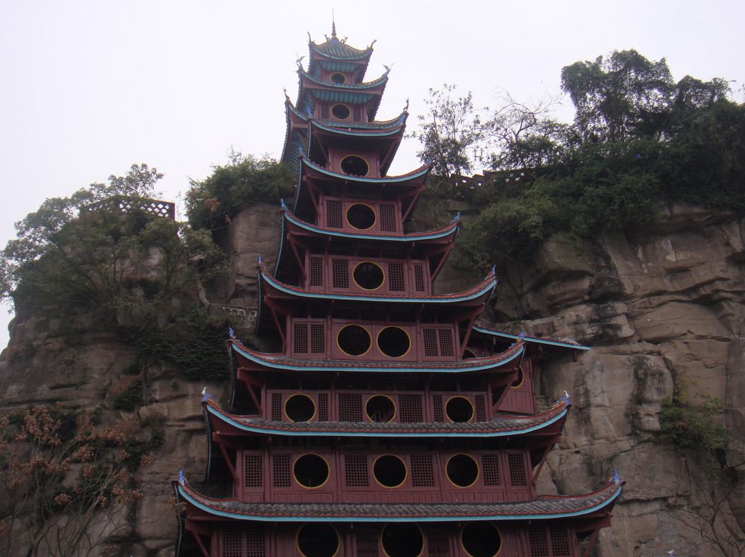 石宝寨景点图片