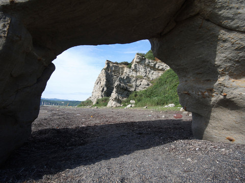 Kuguri Rock-乙部町必去景点