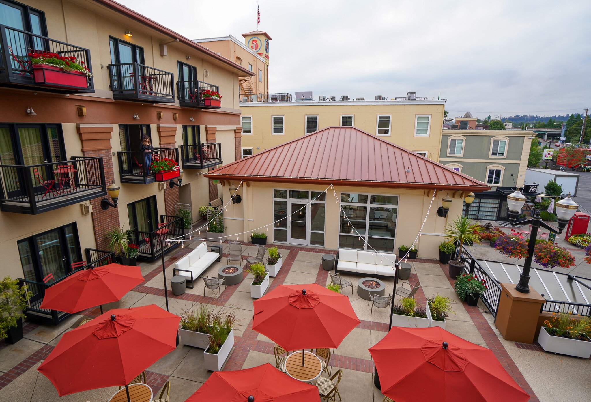 Inn at the 5th Eugene-浴室