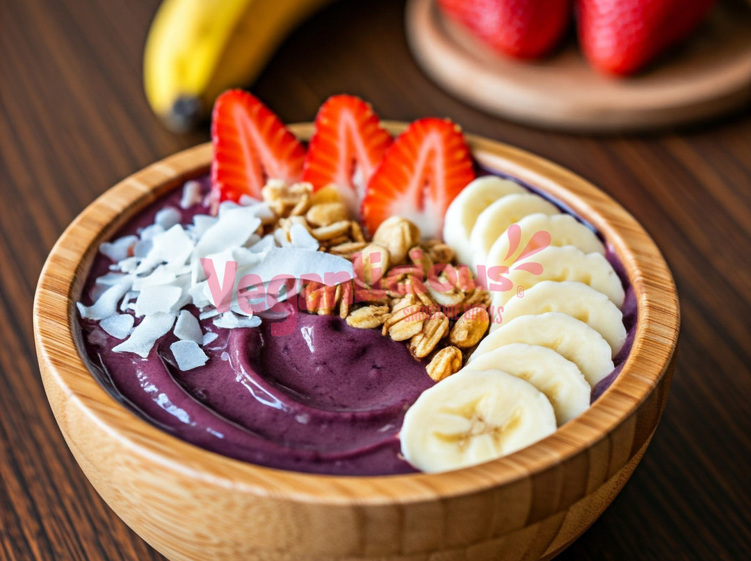 Veganlicious, Vegan Smoothie Bowl and Coffee
