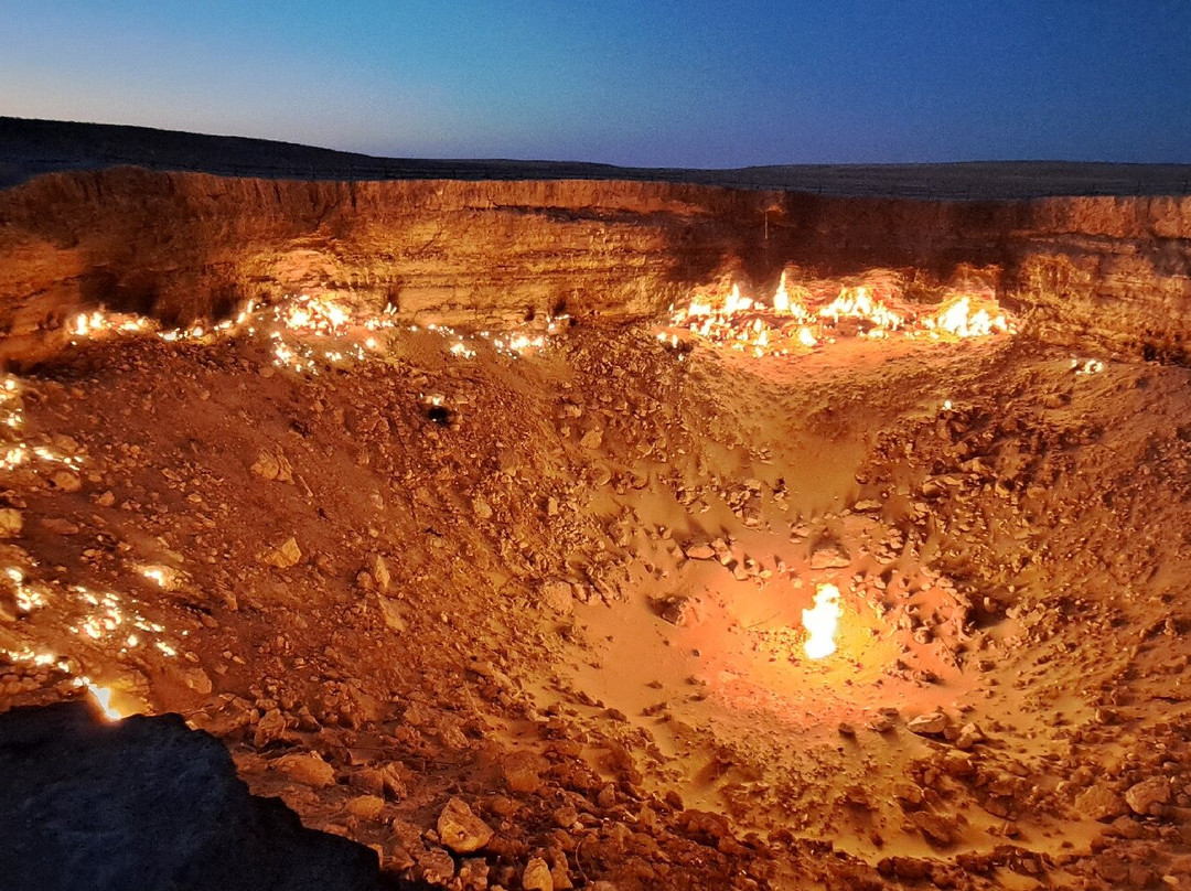 Darvaza Gas Crater-Darvaza必去景点