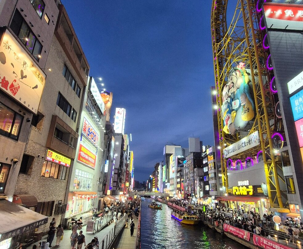 道顿堀河畔散步路-Dotombori必去景点