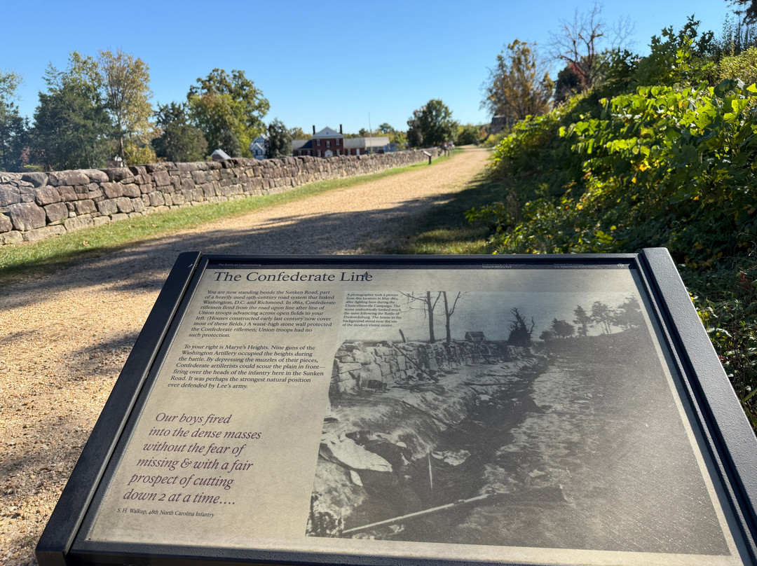 Fredericksburg Battlefield and Visitor Center-弗雷德里克斯堡必去景点