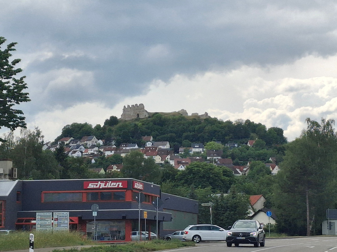 Schloßberg mit Ruine der Burg Flochberg