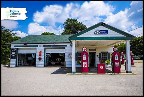 Ambler's Texaco Gas Station, Dwight景点图片