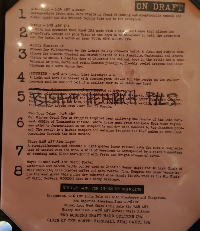 Funk Brewing Company-Emmaus必去景点