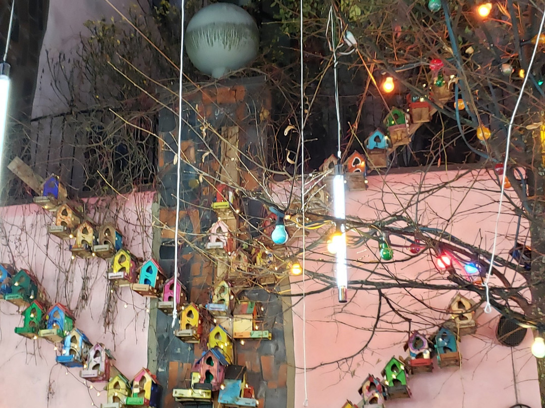 Brunnen im Innenhof - Hundertwasserhaus-马格德堡必去景点