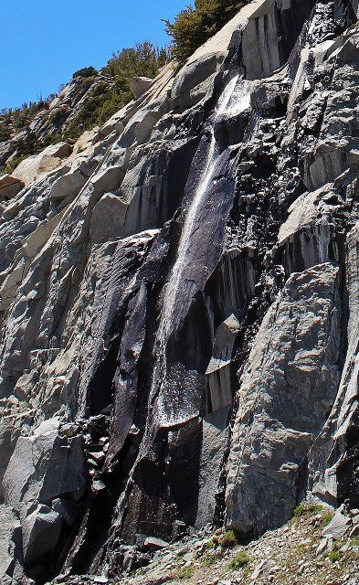 Tioga pass waterfall