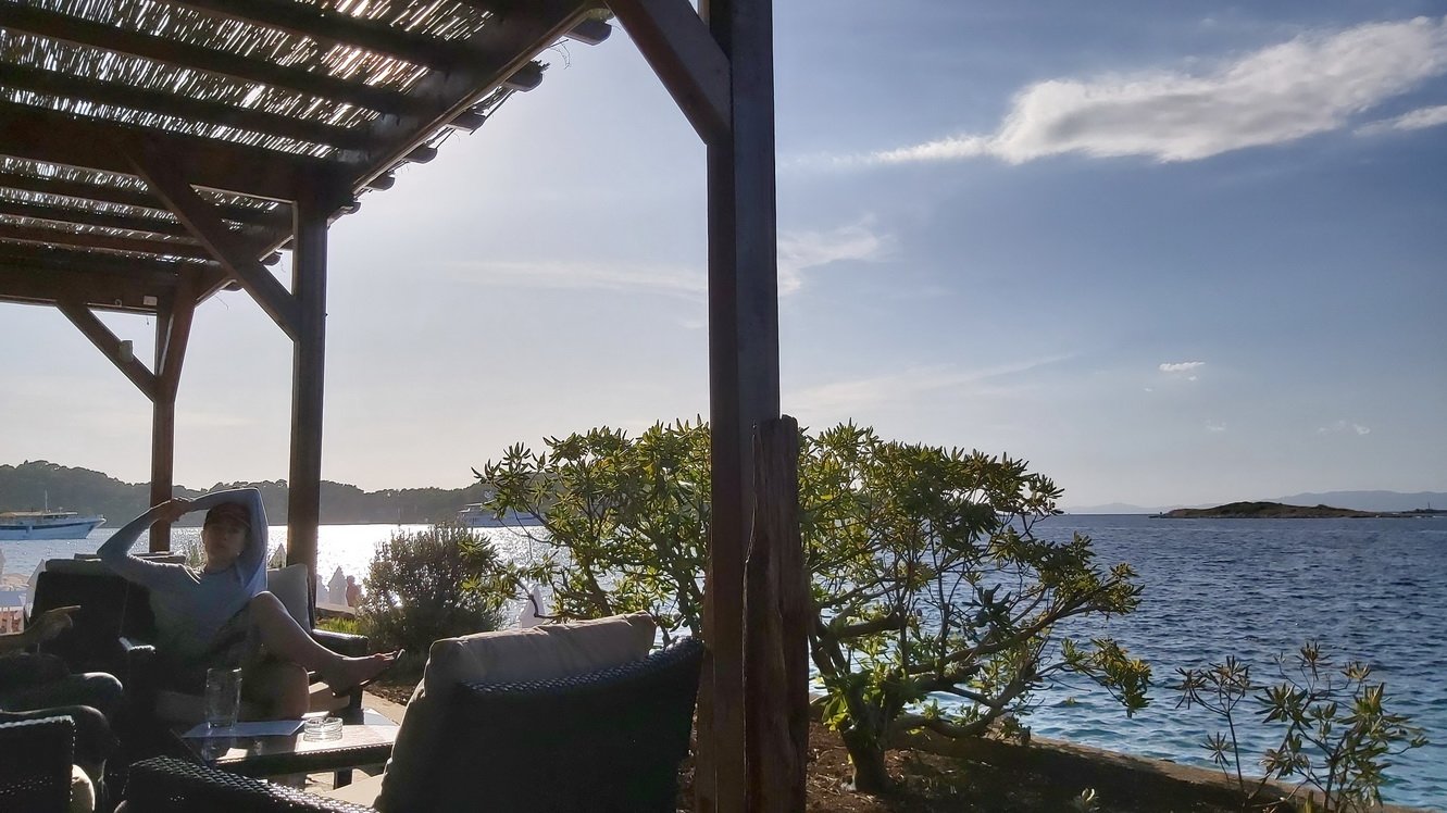 Hotel Odisej Mljet-泳池