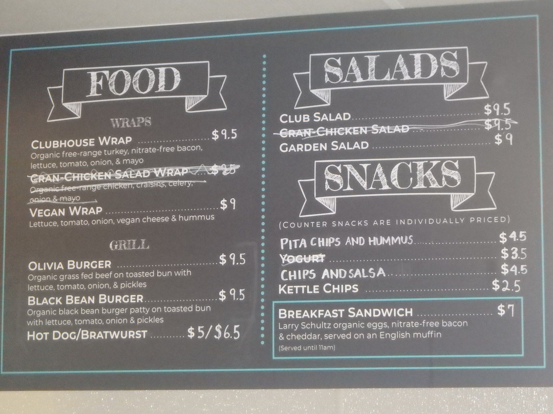 Olivias Organic Cafe