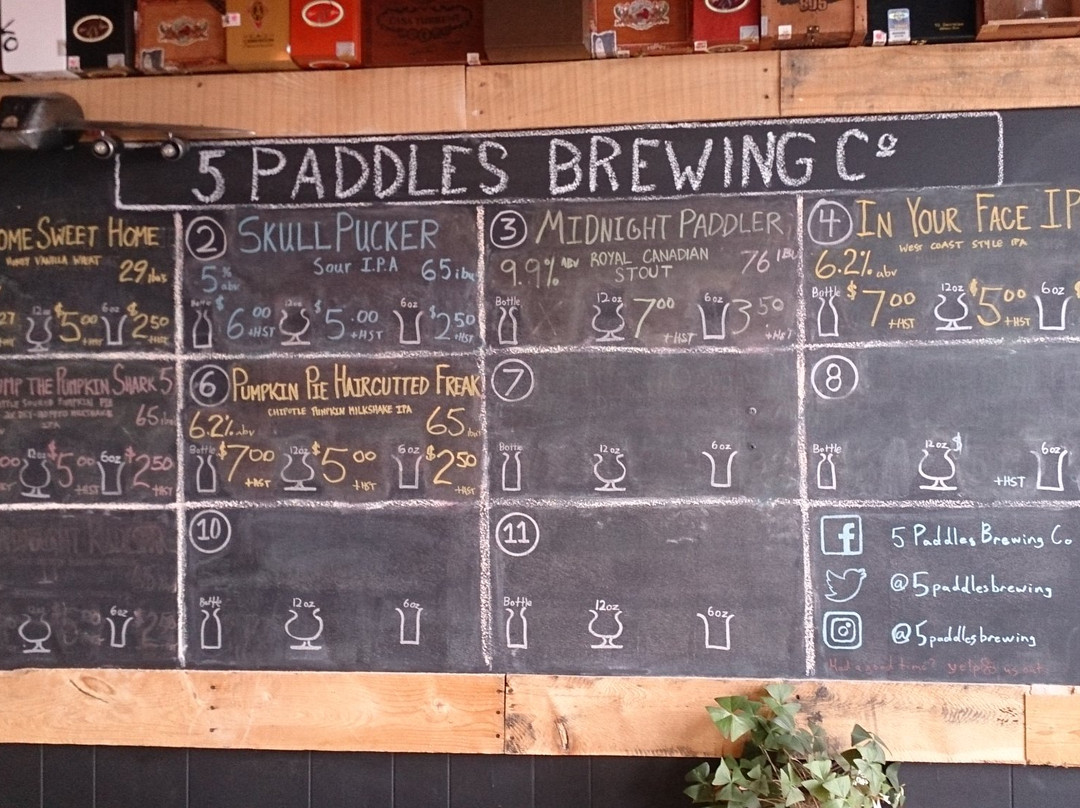 Five Paddles brewery-Whitby必去景点