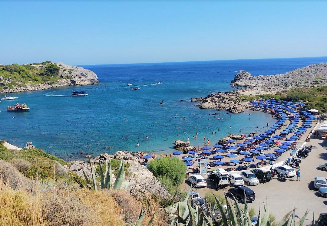 Ladiko Beach-罗德斯必去景点