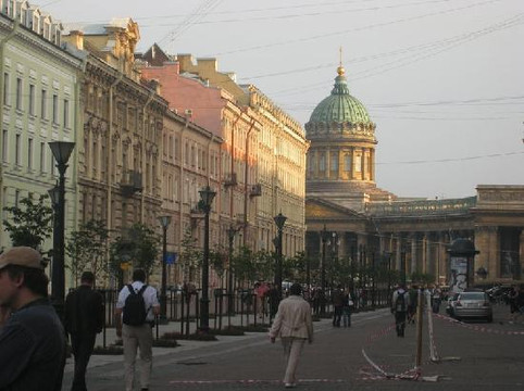 喀山圣母大教堂 (Kazansky Sobor)-圣彼得堡必去景点