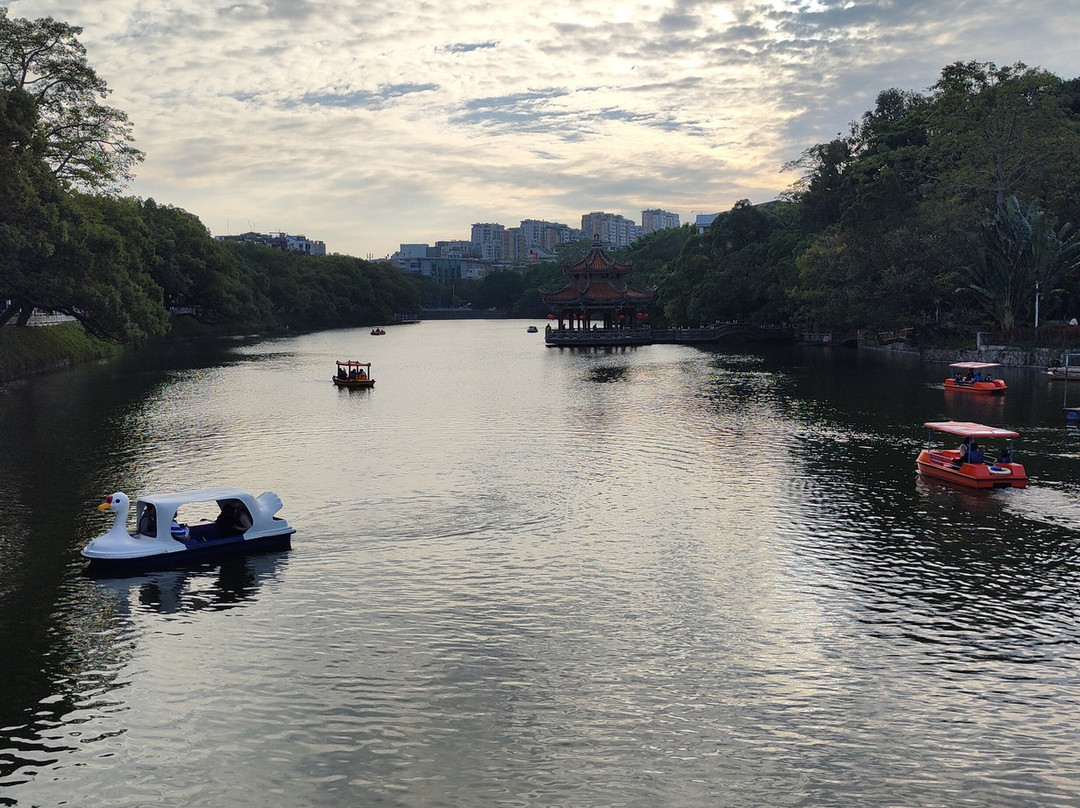 潮州西湖公园景点图片