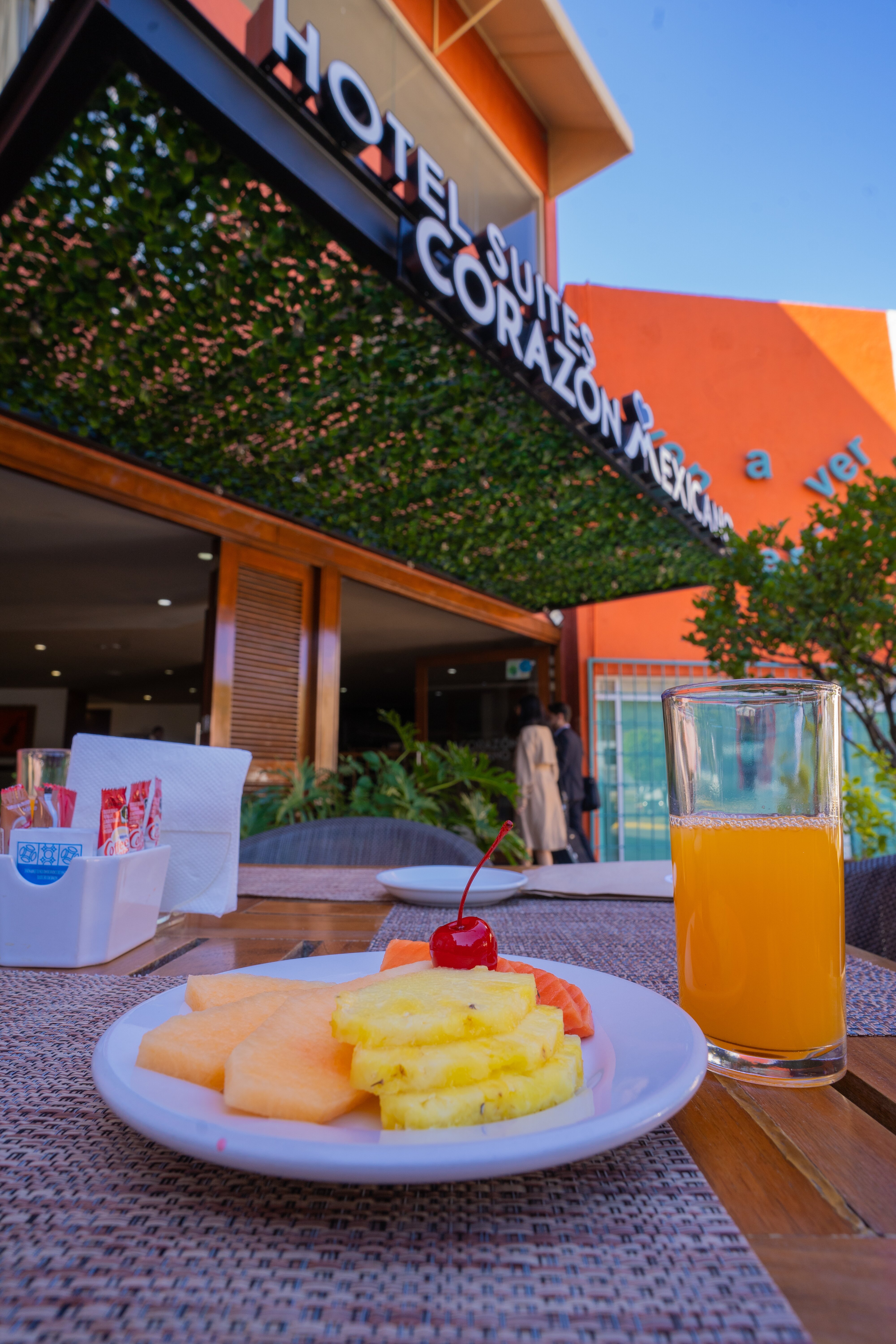 Hotel Suites Corazón Mexicano-餐饮