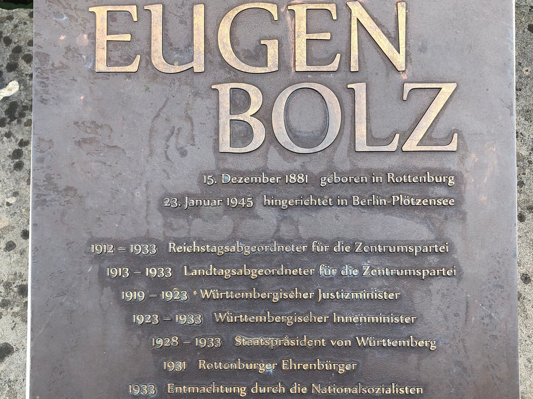 Eugen Bolz Denkmal