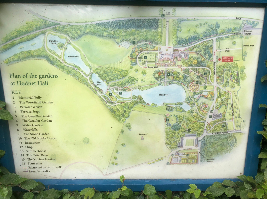 Hodnet Hall Gardens-Market Drayton必去景点