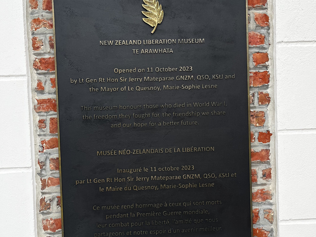 New Zealand Liberation Museum - Te Arawhata-Le Quesnoy必去景点
