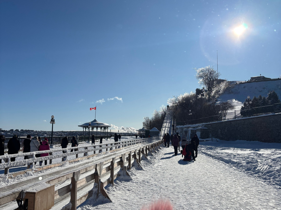 Terrasse Dufferin Slides-魁北克市必去景点