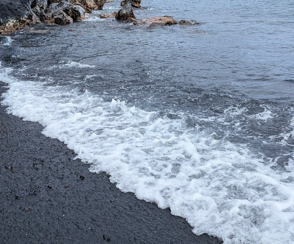 Honokalani Black Sand Beach-哈纳必去景点