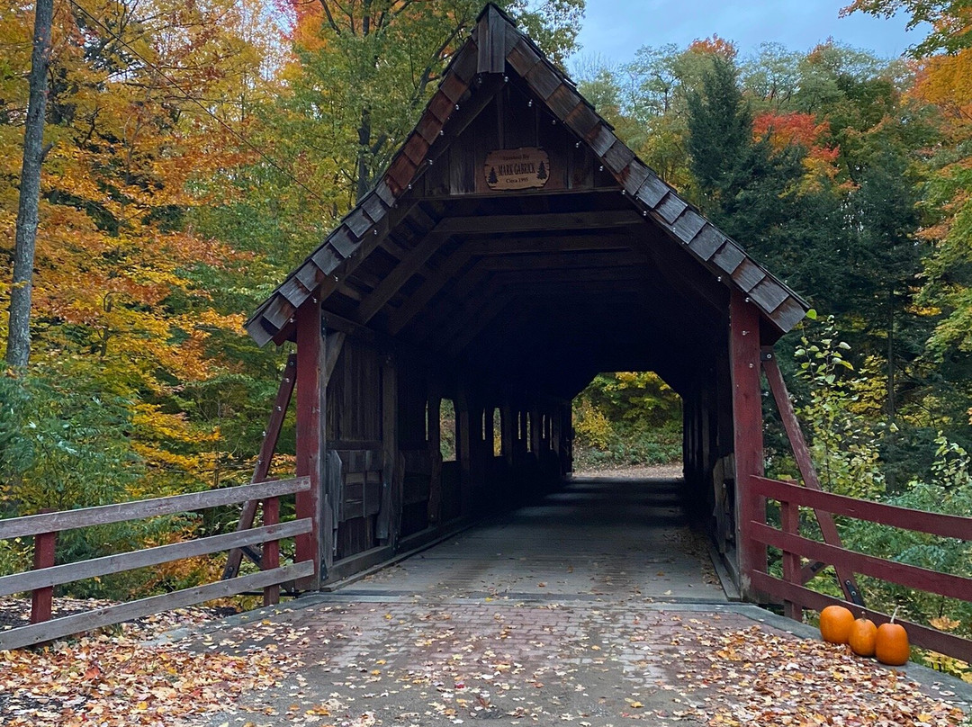 Loon Song Covered Bridge-Lake Ann必去景点