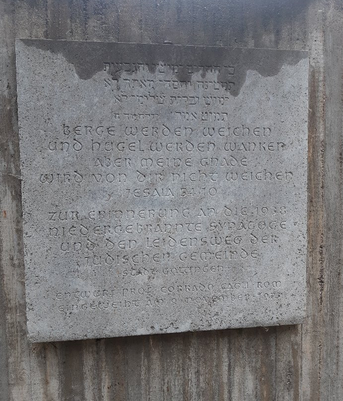 Memorial to the former Gottingen Synagogue-哥廷根必去景点