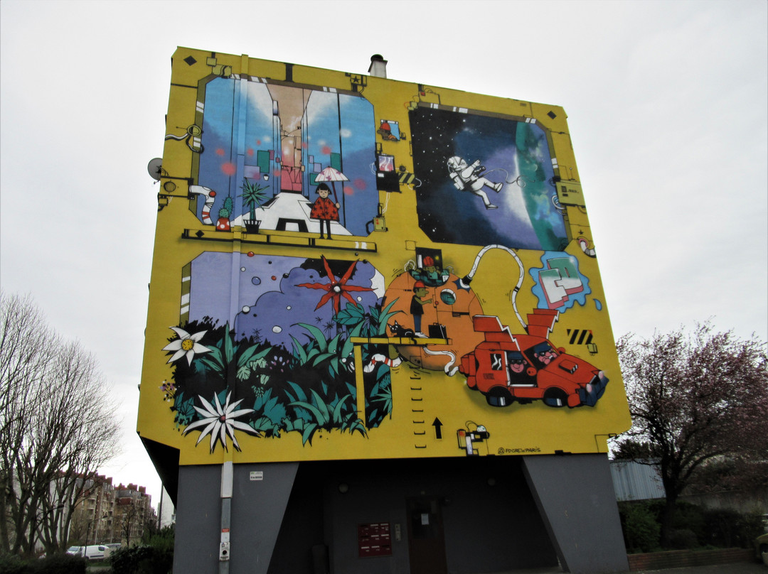 Fresque "La Vie de demain"