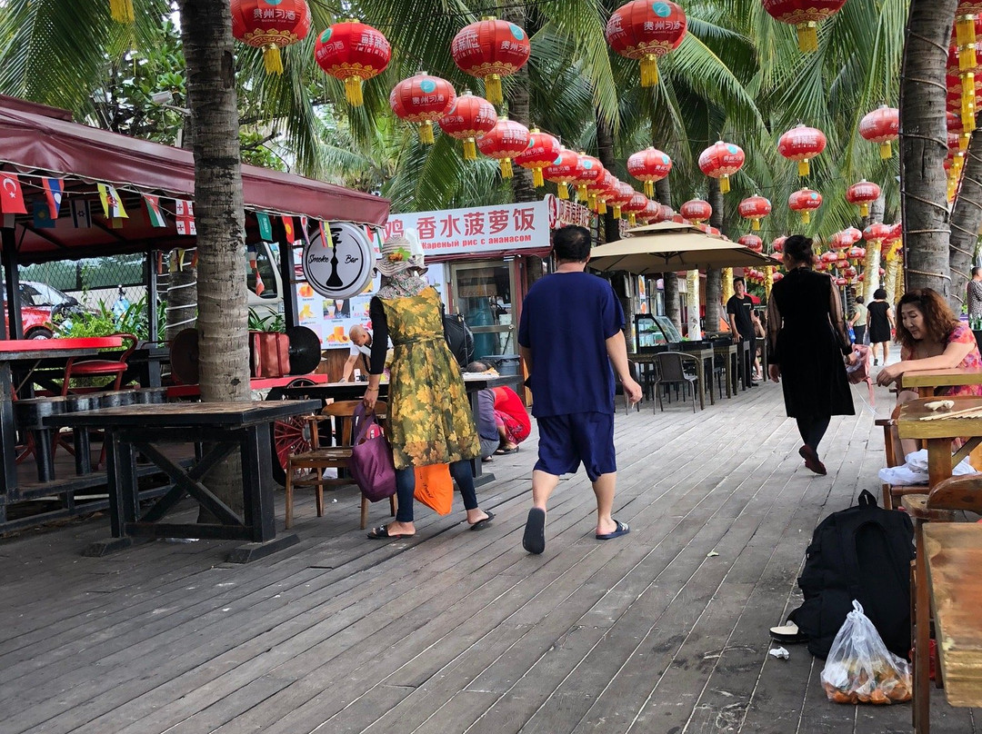 夏日美食广场景点图片