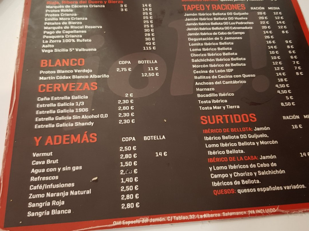 ¡OH! Espacio del Jamon-La Alberca必去景点