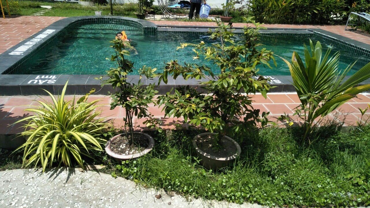 Hotel Thien Duong Xanh-泳池