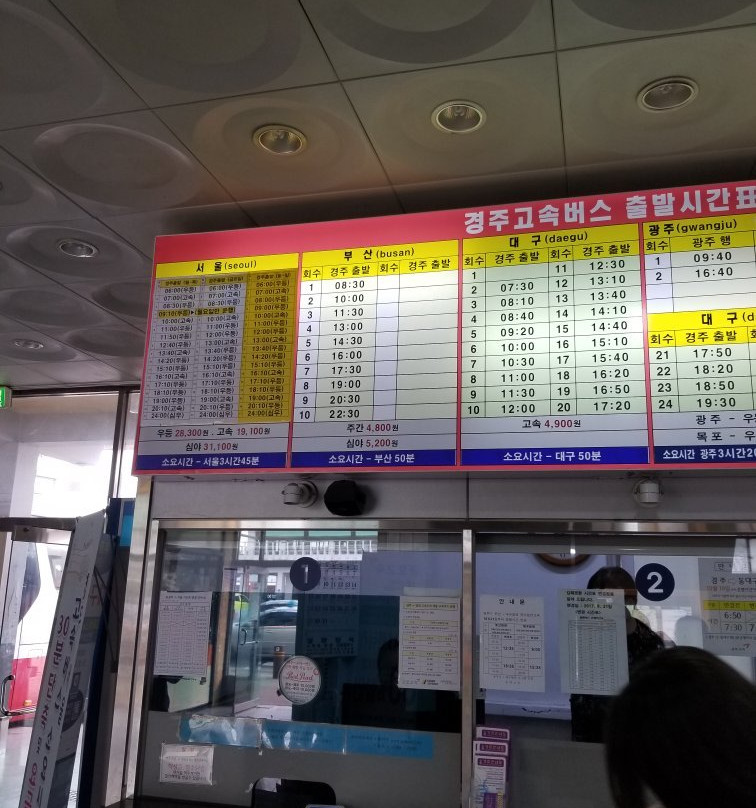 Gyeongju Express Bus Terminal Tourist Information Center-庆州市必去景点