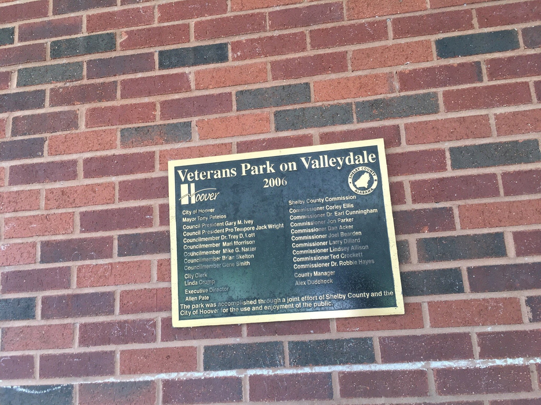 Veterans Park-Hoover必去景点