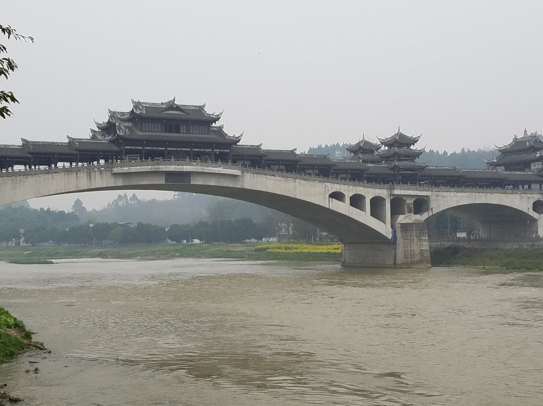 黄龙溪廊桥-双流县必去景点