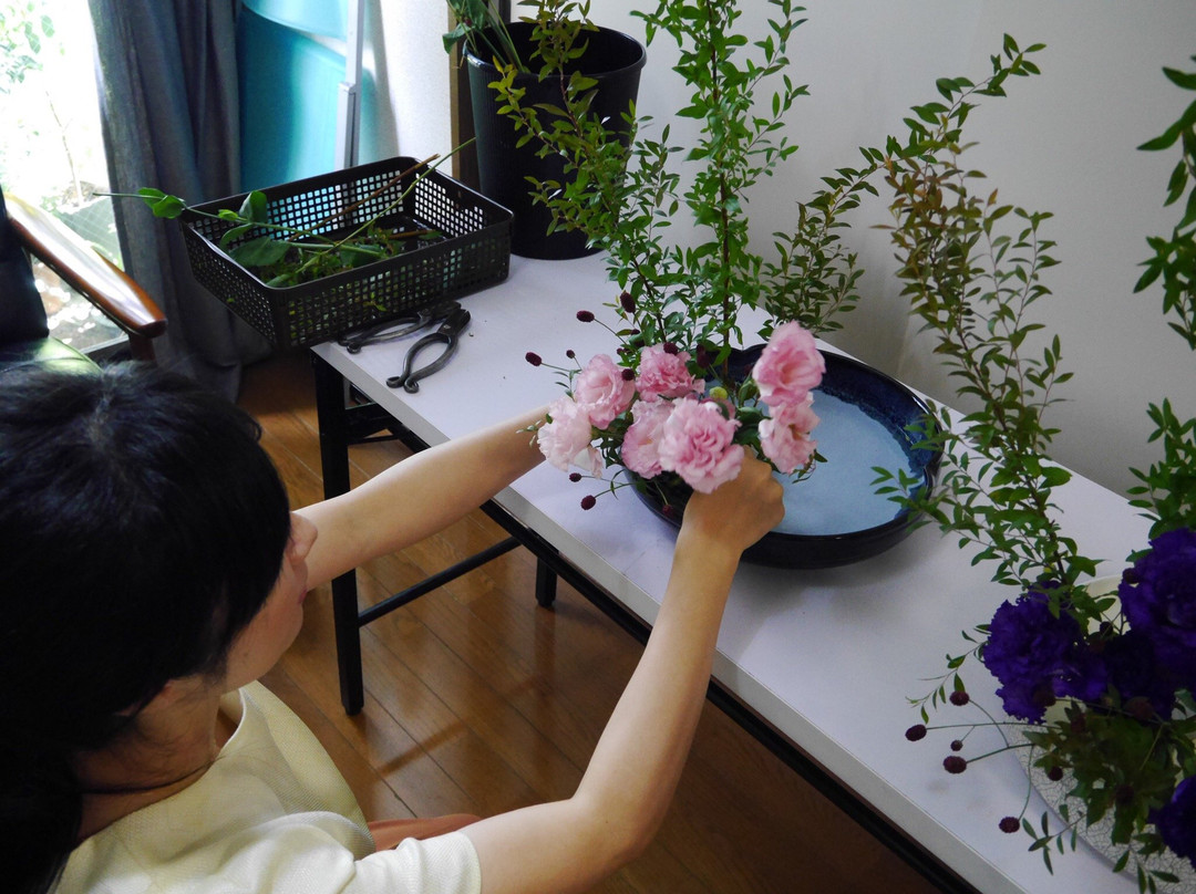 Sogetsu Ikebana Japanese Flower Arrangement For Tourist-Azabujuban必去景点