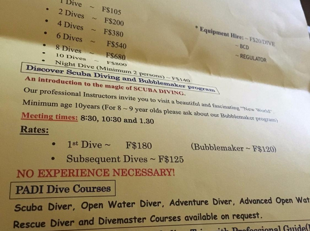 Aqua-Trek Mana-玛娜岛必去景点