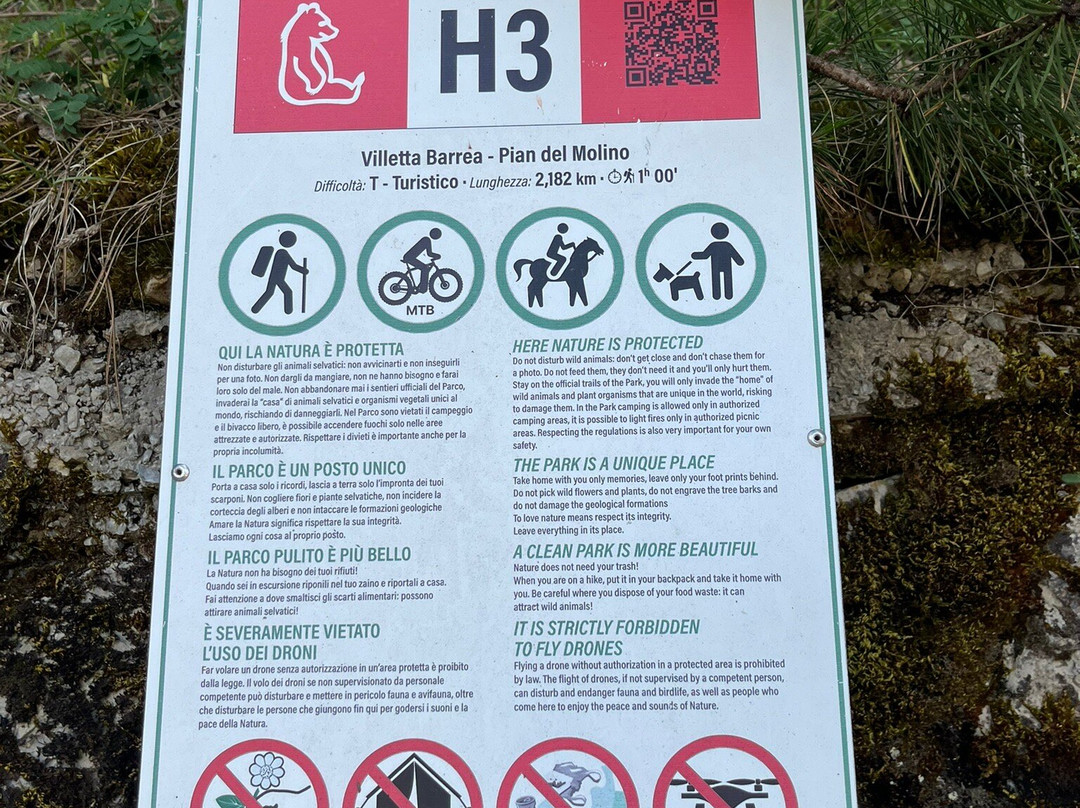 Sentiero H3 Villetta Barrea - Pian del Molino-Villetta Barrea必去景点
