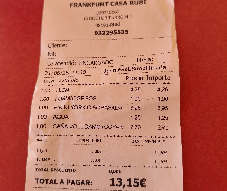 Frankfurt Casa Rubí